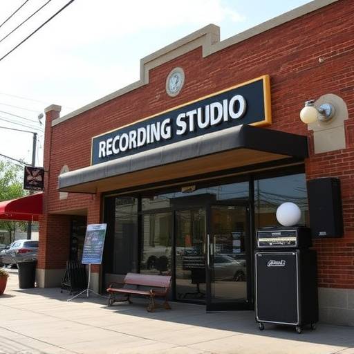 Exterior view of Acoustic Realms Recording Studio in Nashville, TN