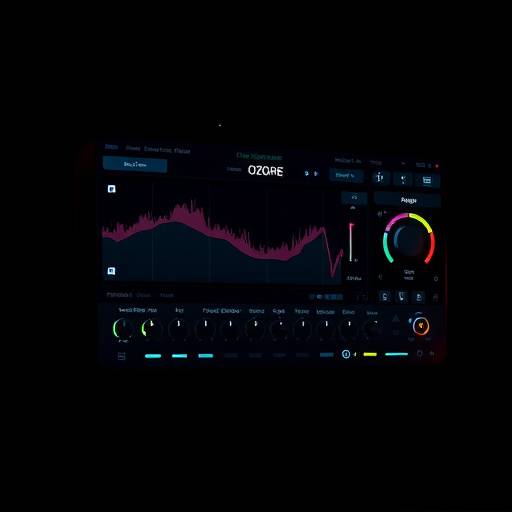 iZotope Ozone mastering software interface.